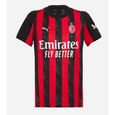 AC Milan Christopher Nkunku #18 Domaci Dres za Ženska 2025-26 Kratak Rukav AC Milan Christopher Nkunku #18 Domaci Dres za Ženska 2025-26 Kratak Rukav